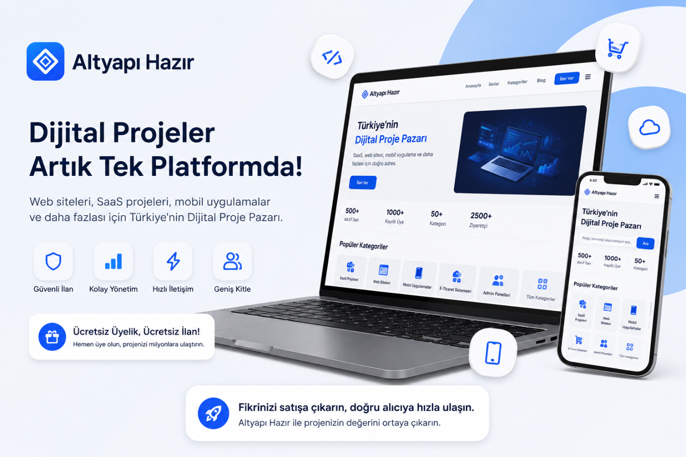 Altyapı Hazır – Dijital projeler artık tek platformda